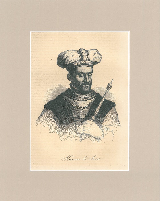 KAZIMIERZ Sprawiedliwy "Kasimir le Juste". Portret*